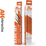 Basic Set - Synthetic Brush x 3 Set | AK interactive | AKB104