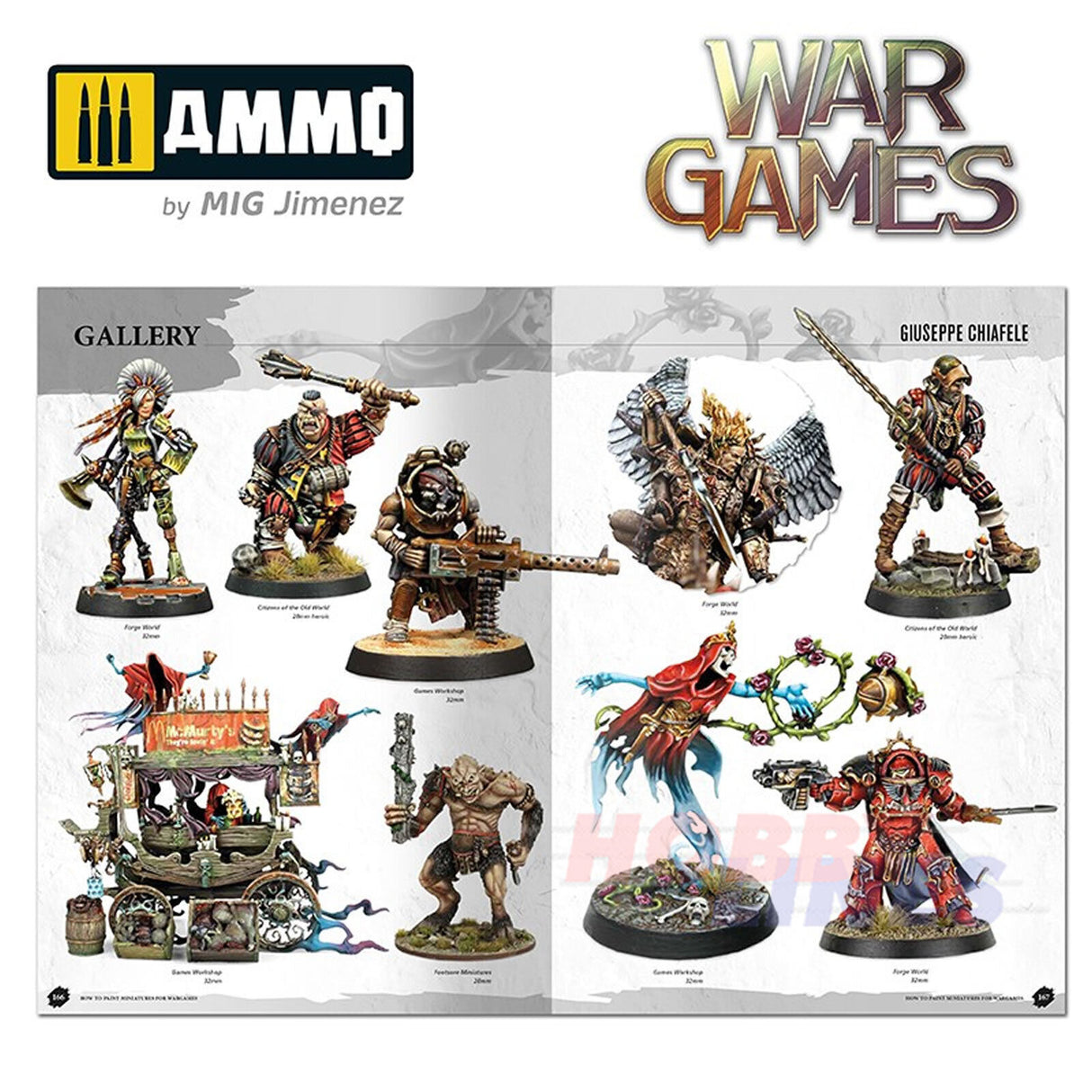 How to Paint MINIATURES for WAR GAMES Book 168 pages Ammo by Mig MIG6285
