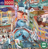 Artists in Venice 1000pc Puzzle | eeBoo | PZT457