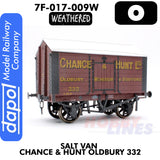 Salt Van Chance & Hunt 332 - Weathered - Wagon | Dapol | 7F-018-009W