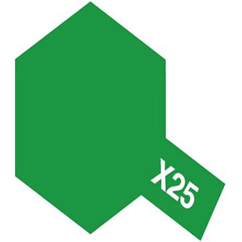 Acrylic Mini Paint -  X-25 Clear Green | Tamiya | TM81525