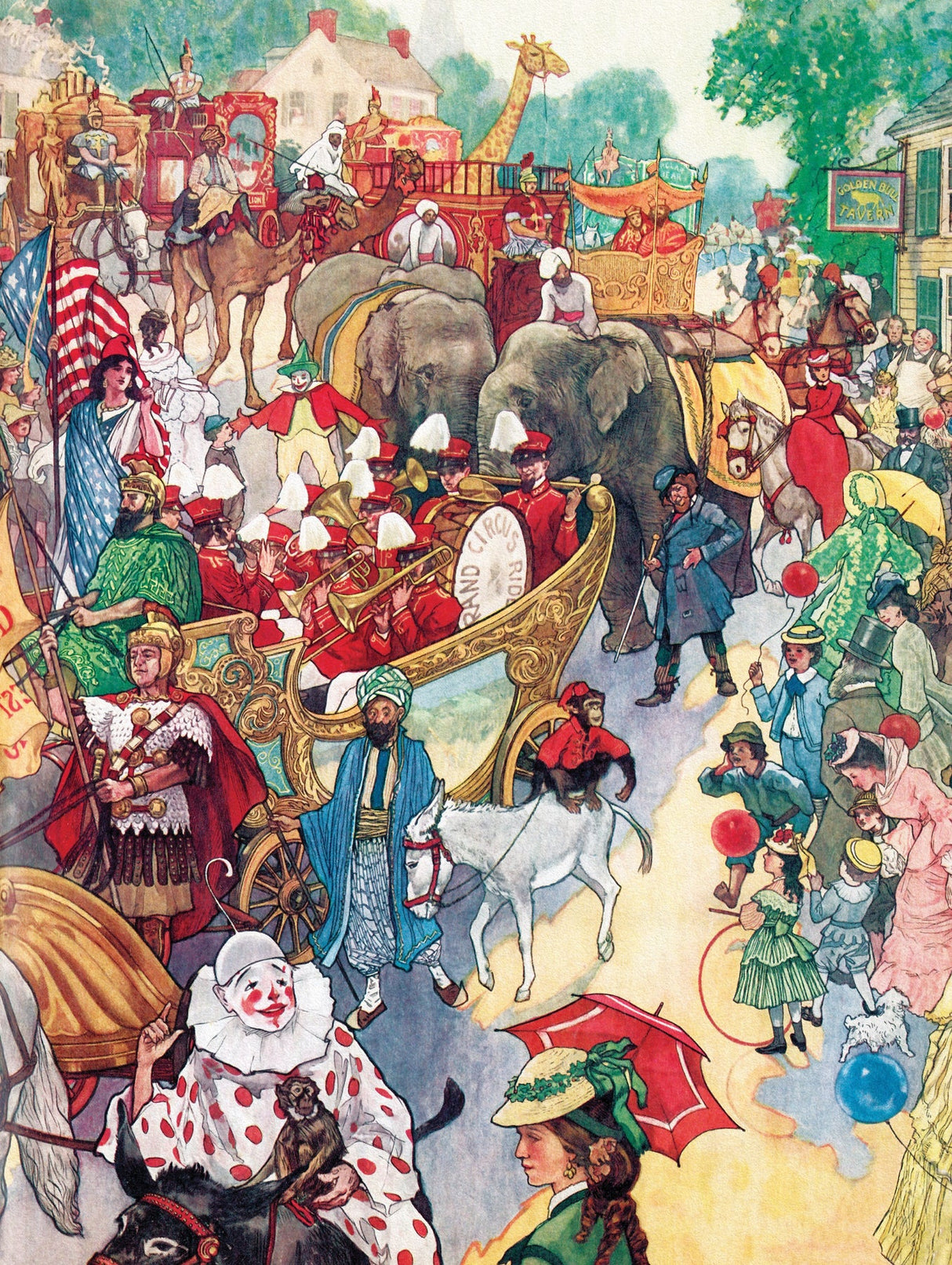 Circus Parade 1000pc Puzzle | New York Puzzle Company | NPZPD2561