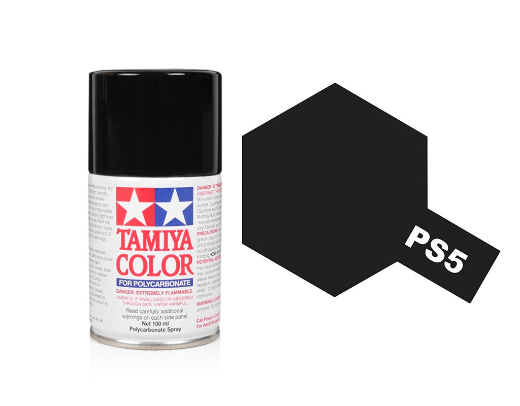 Tamiya Ps-5 Black Spray Paint