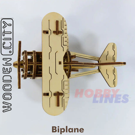 Bi-Plane -3D Puzzle | Wooden City |  WR304