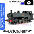 Class 5700 Pannier 9669 BR Black Late Crest - DCC Ready | Dapol | 7S-007-007