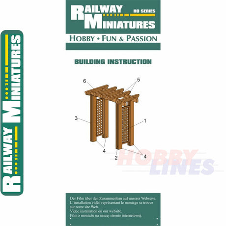 Roses Line Archway | Railway Miniatures | RMHO:010