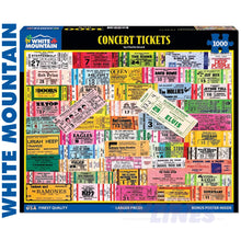 Load image into Gallery viewer, CONCERT TICKETS 1000 Piece Jigsaw Puzzle
