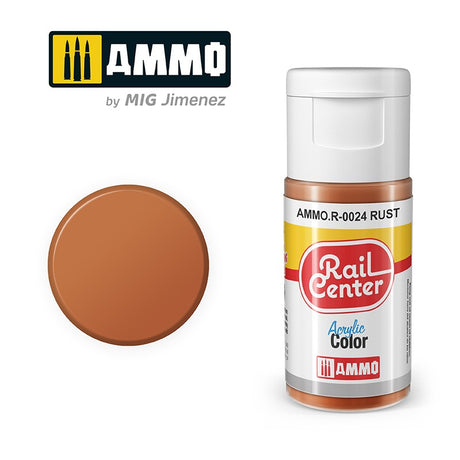 Rail Center - Rust - 15ml | Ammo by Mig Jimenez | MIGR0024 