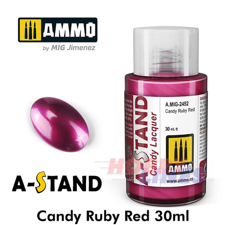 A-Stand - Candy Ruby Red -30ml Bottle | Ammo by Mig Jimenez | MIG2452