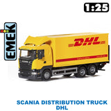 Scania Distribution Truck DHL -  Toy Truck - 1:25 | EMEK | 75-8950-90
