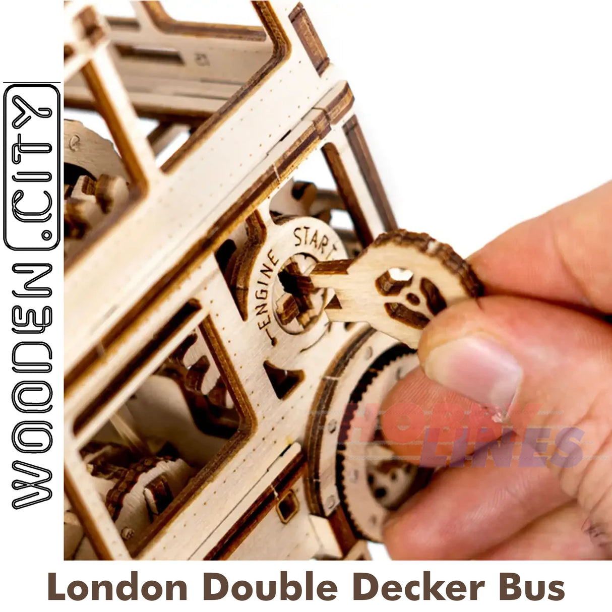 London Double Decker - 3D Puzzle | Wooden City | WR303