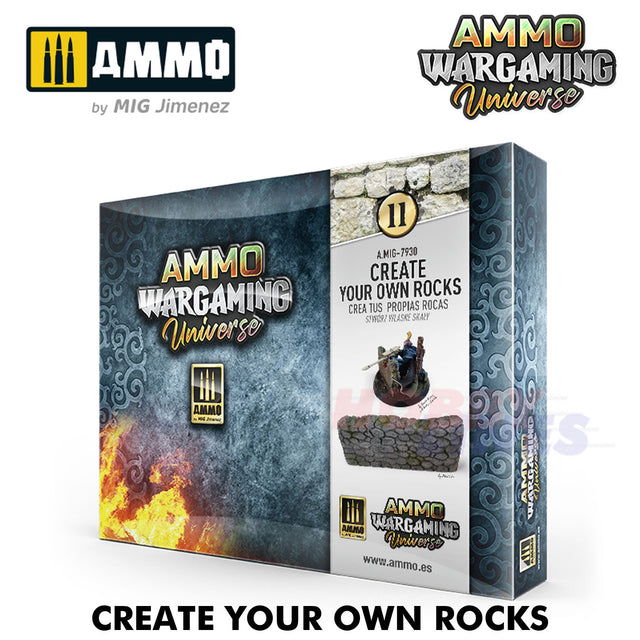 Wargaming Universe #11 - Create your own rocks | Ammo by Mig Jimenez | MIG7930