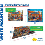 Patsy's Diner - 500pc Puzzle | White Mountain | 2170pz