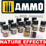 NATURE EFFECTS Full Range 35ml jar weathering AMMO By Mig Jimenez