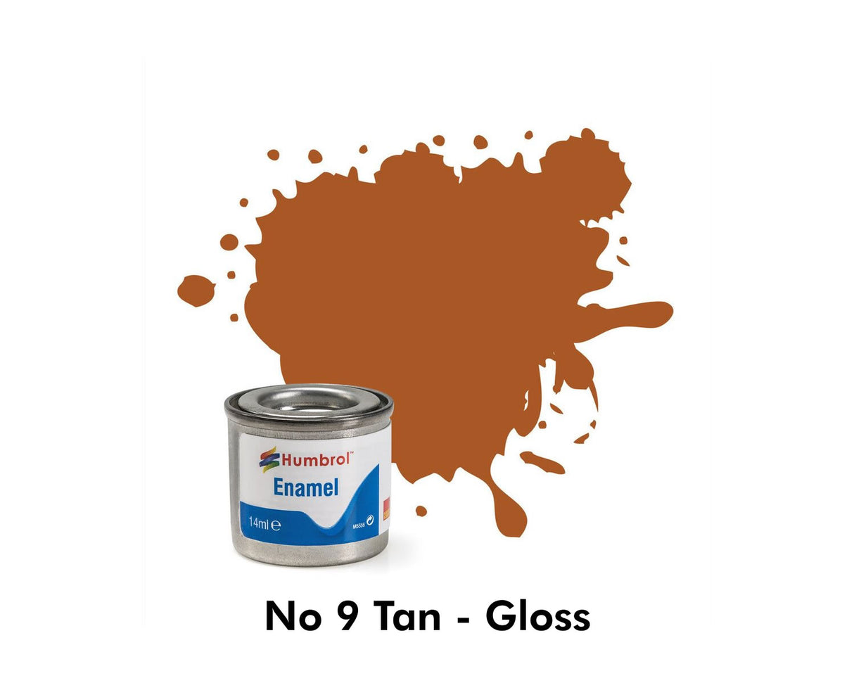 Enamel Tinlets No 9 Tan Gloss