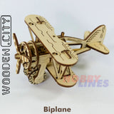 Bi-Plane -3D Puzzle | Wooden City |  WR304