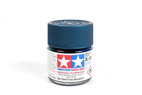 Tamiya Acrylic Mini Paint X-13 Metallic Blue