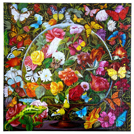 Butterfly Still Life 1000pc Puzzle | eeBoo | PZT702