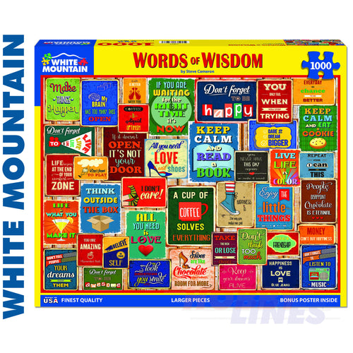 Words Of Wisdom 1000 pc Jigsaw Puzzle 1607