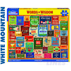 Words Of Wisdom 1000 pc Jigsaw Puzzle 1607