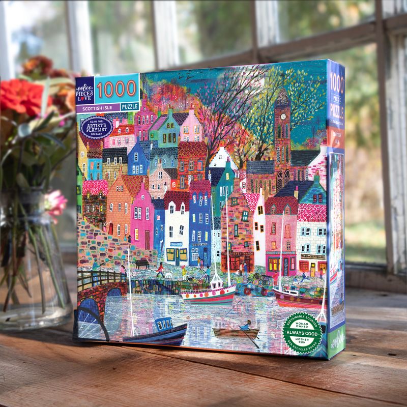 Scottish Isle 1000pc Puzzle | eeBoo | PZT614