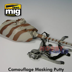 CAMOUFLAGE MASKING PUTTY Masking 80g tin Black Ammo by Mig Jiminez