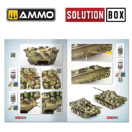 HOW to PAINT WWII German Late War Vehicles SOLUTION BOOK 23 65 pages | Ammo by Mig Jimenez 