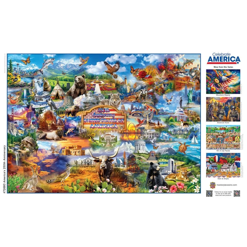 America's 250th Anniversary - 1000pc Puzzle | Masterpieces | MSP-72680