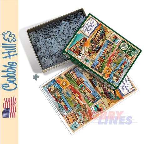 Mid-Century Modern Dream Home COBBLE HILL 1000pc jigsaw puzzle 40070