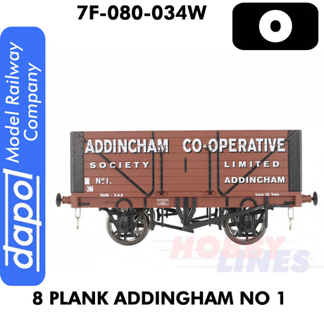 8 Plank Wagon Addingham No 1  | Dapol | 7F-080-034