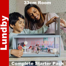 Load image into Gallery viewer, STARTER PACK ROOM 33cm modular unit Fully Furnished 1:18th scale LUNDBY Sweden
