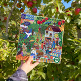 Fall Apple Picking 1000pc Puzzle | eeBoo |PZT382