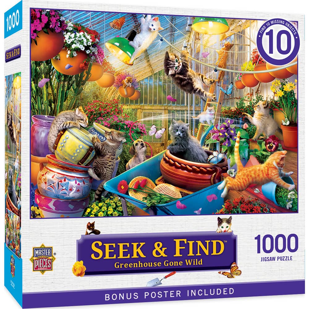 Greenhouse Gone Wild - 1000pc Puzzle | Masterpieces | 72216