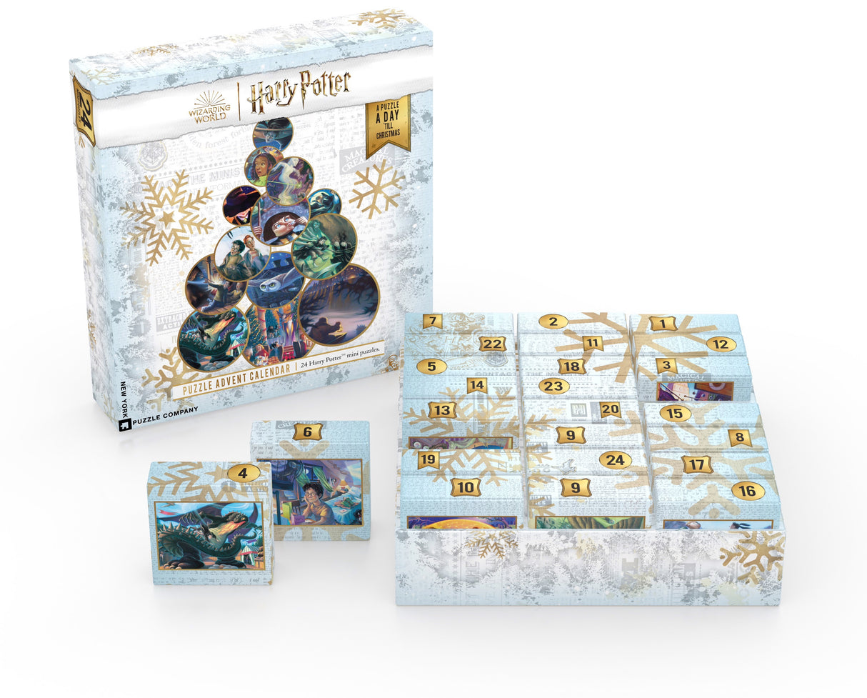 Harry Potter ADVENT CALENDAR New York Puzzle Company 24 mini puzzles Jigsaw NPZHP2270