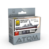 ATOM Modern US Navy Ships colors Set - 4 20ml Acrylic Paint |  Ammo by Mig Jimenez 