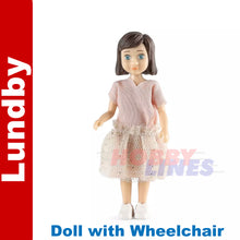 Load image into Gallery viewer, Lundby doll with Wheelchair 60-8089-00
