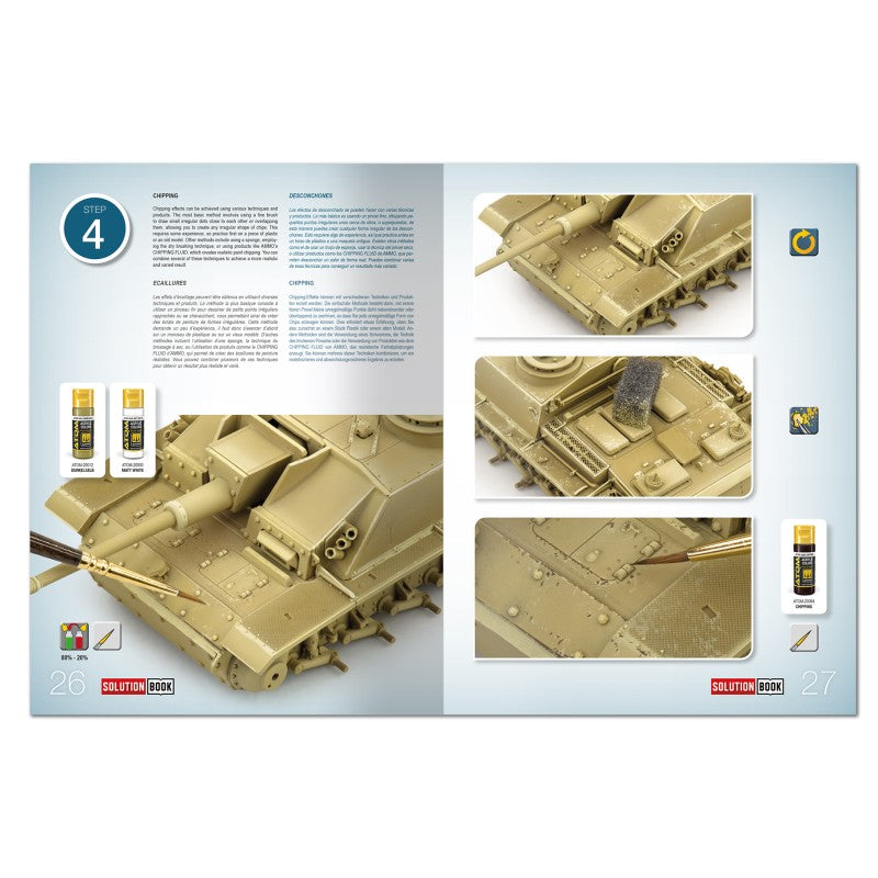 Solution Book 35 -  How to Paint WWII German Dunkelgelb Vehicles | Ammo by Mig Jimenez | MIG6537