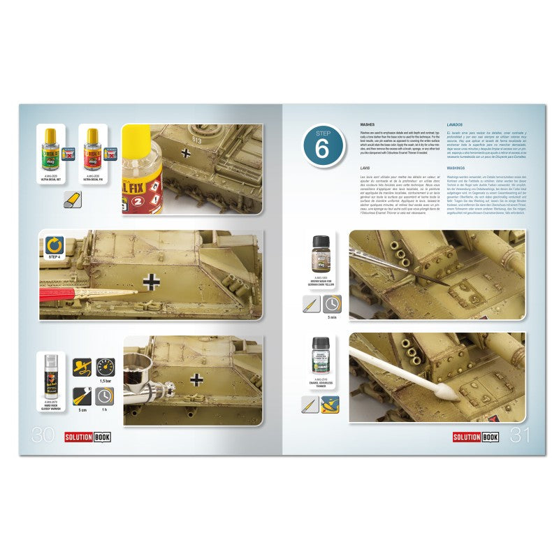 Solution Book 35 -  How to Paint WWII German Dunkelgelb Vehicles | Ammo by Mig Jimenez | MIG6537
