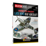 Solution Book Mini 34 - Black Edition  - How to Paint Late WWII RAF Aircraft | Ammo by Mig Jimenez | MIG6536