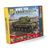 Solution Box Mini 37- WWII 4BO Green Vehicles | Ammo by Mig Jimenez | MIG7908