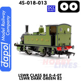 LSWR Class BF 0-4-0T LSWR Dark Green 82 - DCC Ready  | Dapol | 4S-0018-013