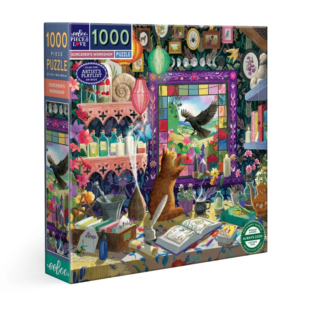 Sorcerer's Workshop - 1000pc Puzzle | eeBoo | PZT859