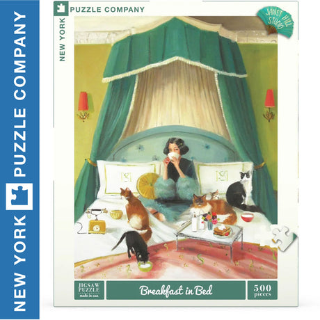 BREAKFAST IN BED New York Puzzle Company 500pc 