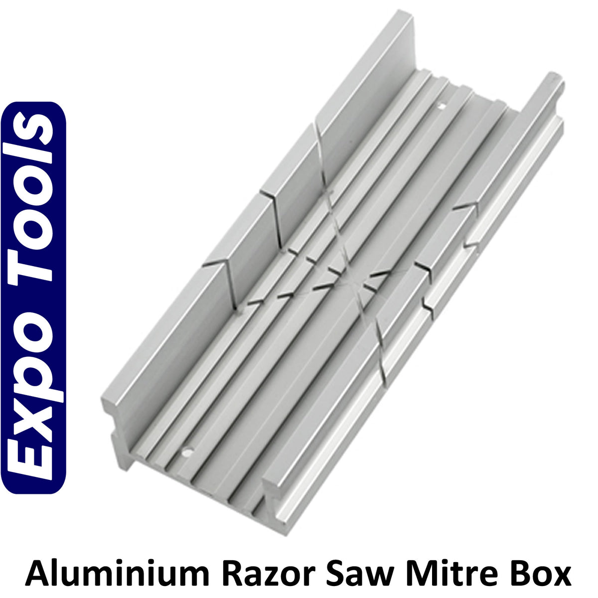 ALUMINIUM MITRE BOX for use with razor saws Expo Tools 76090 – Hobby-lines