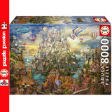 City Of Dreams 8000 Piece Jigsaw Puzzle | Educa | 19570