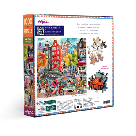 Artists in Amsterdam - 1000pc Puzzle | eeBoo | PZT850