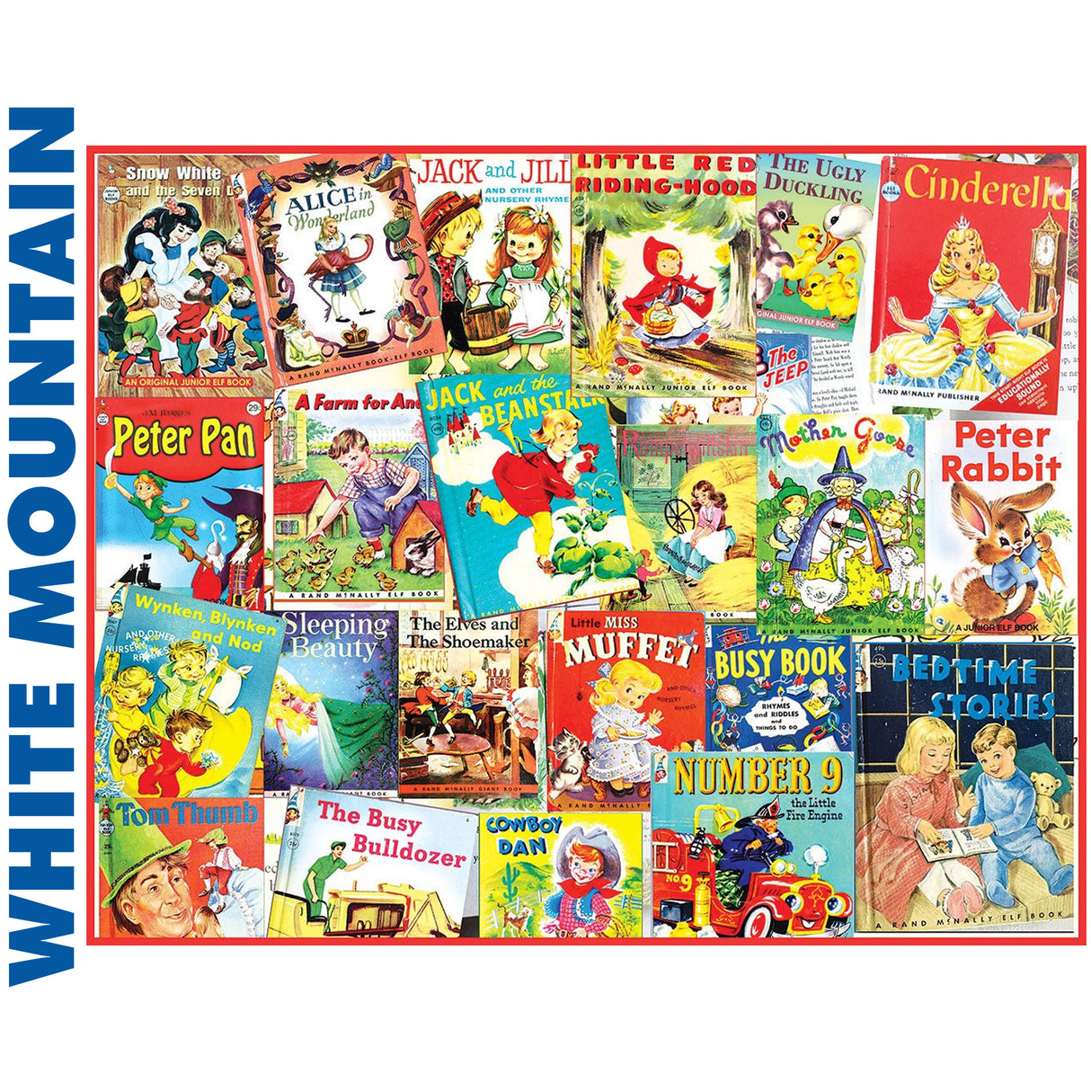 Vintage Fairy Tales - 1000pc Puzzle | White Mountain | 1953pz