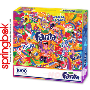 FANTASTICAL Fanta 1000 piece SPRINGBOK Jigsaw Puzzle Random Cut Super Deluxe