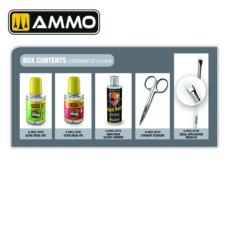 Beginners Set - Decal Application | Ammo by Mig Jimenez | MIG7821
