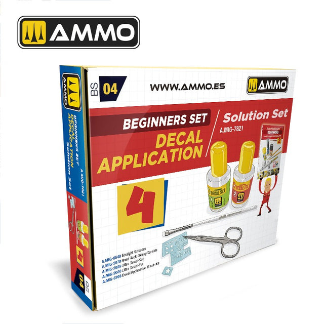 Beginners Set - Decal Application | Ammo by Mig Jimenez | MIG7821